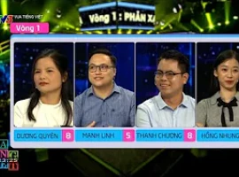 Vua Tiếng Việt | Bốn người chơi ghi điểm xuất sắc ở phần thi Phản Xạ, ai cũng muốn đi tiếp
